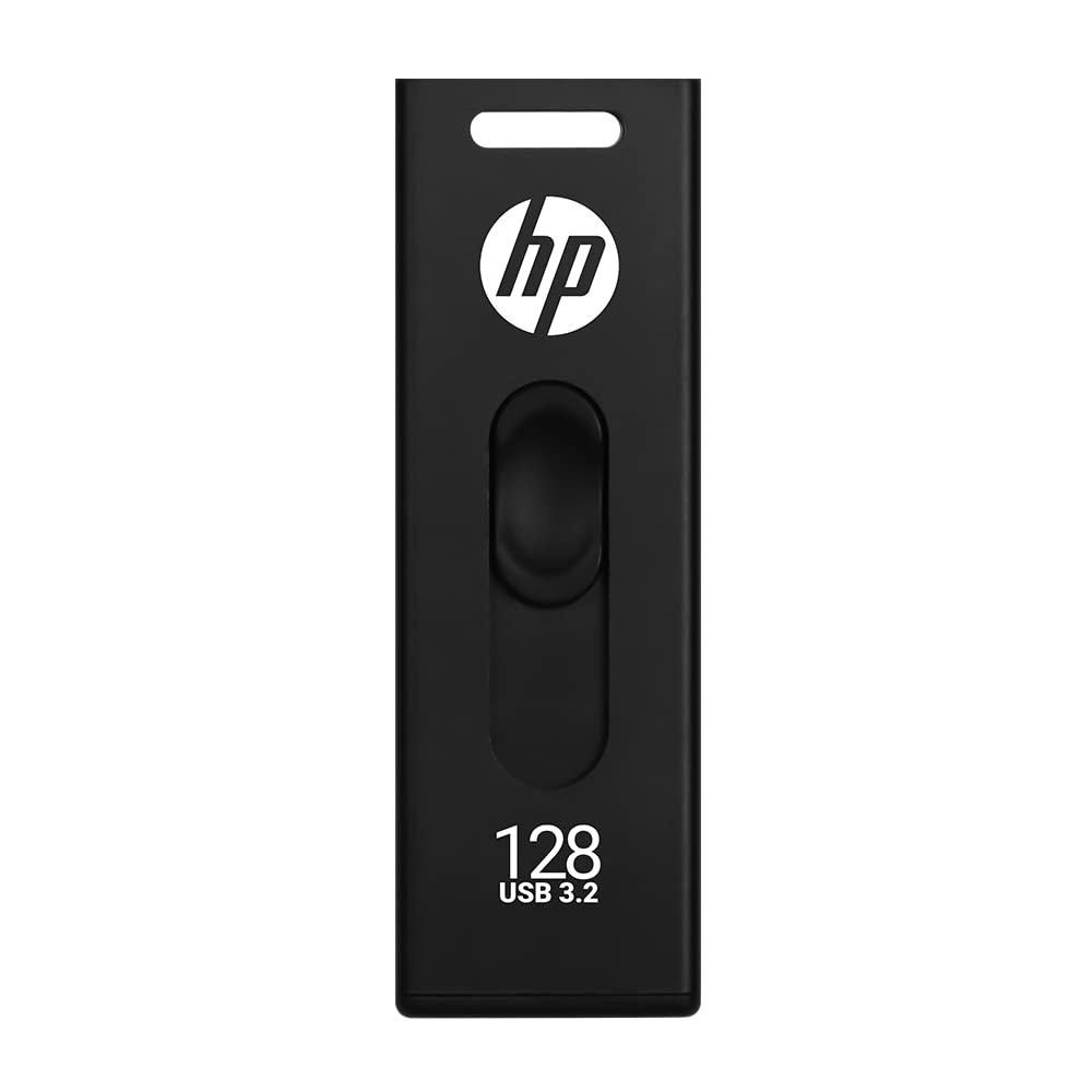 HP x911w USB SSD 3.2 Flash Drive 128GB, 500MB/s Read Speed, 450MB/s Write Speed, Push and Pull design HP x911w 128GB