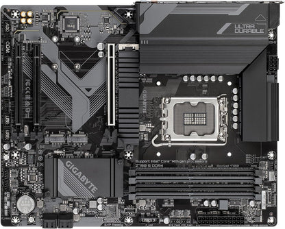 Gigabyte Z790 S DDR4 Motherboard - Supports Intel Core 14th CPUs, 8+1+1 Phases Digital VRM, up to 5333MHz DDR4, 3xPCIe 4.0 M.2, 2.5GbE LAN, USB 3.2 Gen 2