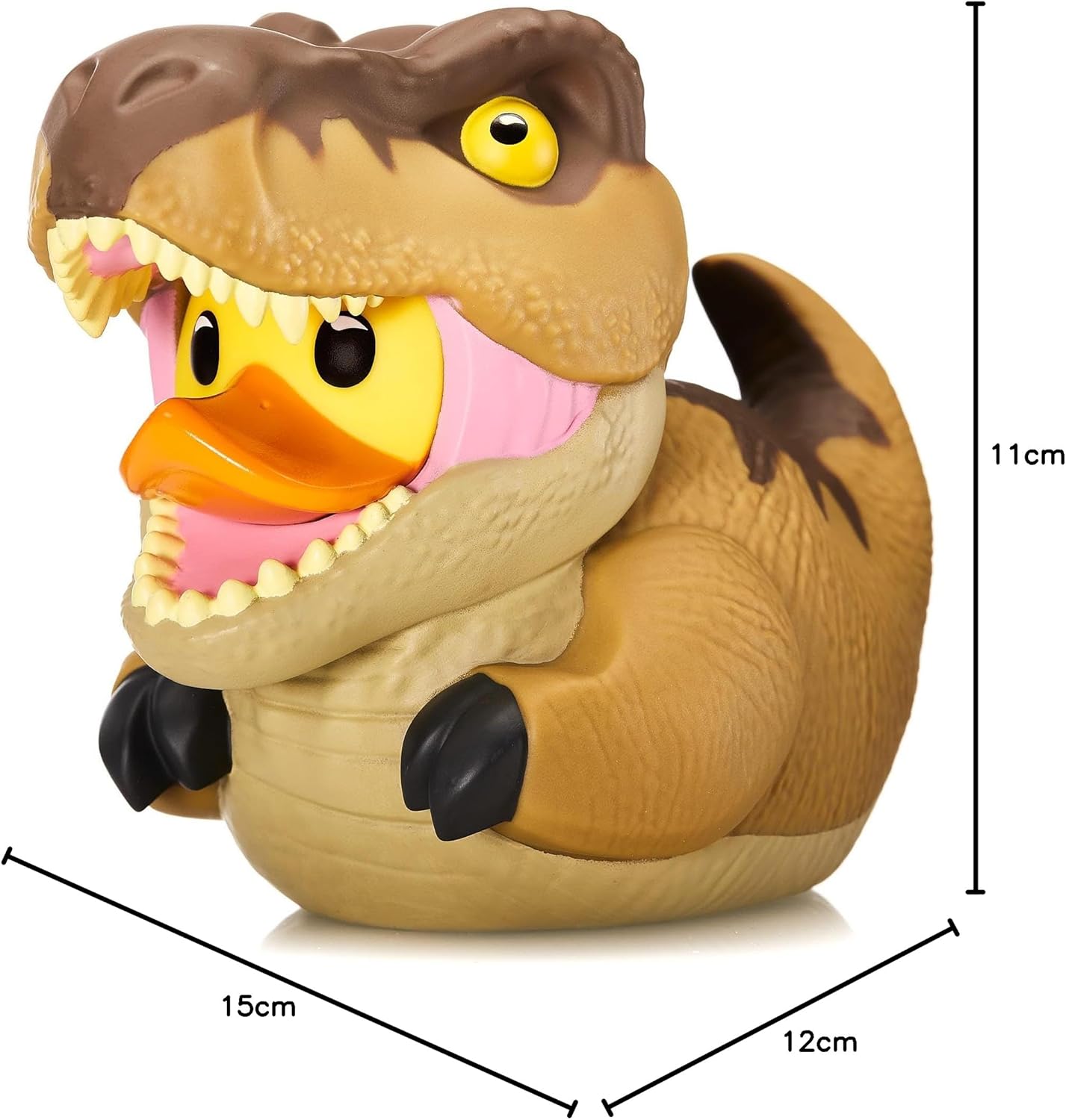 TUBBZ Boxed Edition T-Rex Collectible Vinyl Rubber Duck Figure - Official Jurassic Park Merchandise - TV, Movies & Video Games