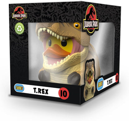 TUBBZ Boxed Edition T-Rex Collectible Vinyl Rubber Duck Figure - Official Jurassic Park Merchandise - TV, Movies & Video Games
