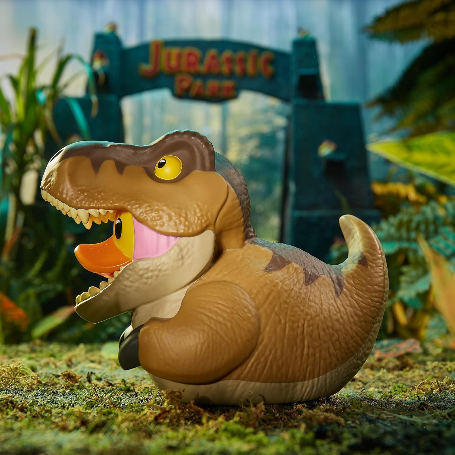 TUBBZ Boxed Edition T-Rex Collectible Vinyl Rubber Duck Figure - Official Jurassic Park Merchandise - TV, Movies & Video Games