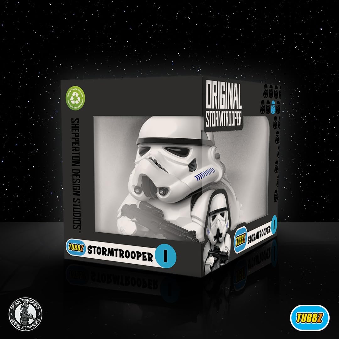 TUBBZ Boxed Edition Stormtrooper Collectible Vinyl Rubber Duck Figure - Official Original Stormtrooper Merchandise - TV, Movies & Video Games