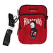NEPTUN Anime Cross Bag Embroidered Crossbody Bag Cord Look with Separate Mobile Phone and Key Compartment Adjustable Obito Uchiha - Naruto Shippuden