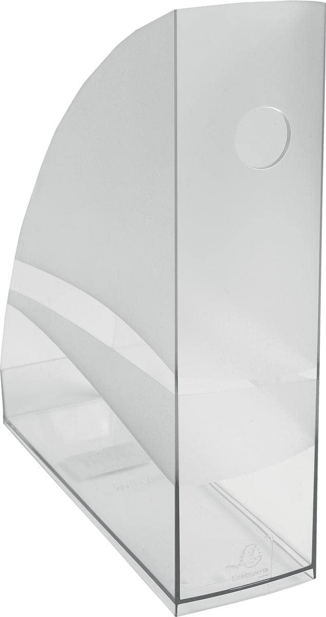 Exacompta - Ref 18223D - Portariviste MAG-CUBE - 266 x 82 x 305 mm, foro per le dita sul dorso, adatto per documenti A4+, grande capacità di archiviazione - Office Clear