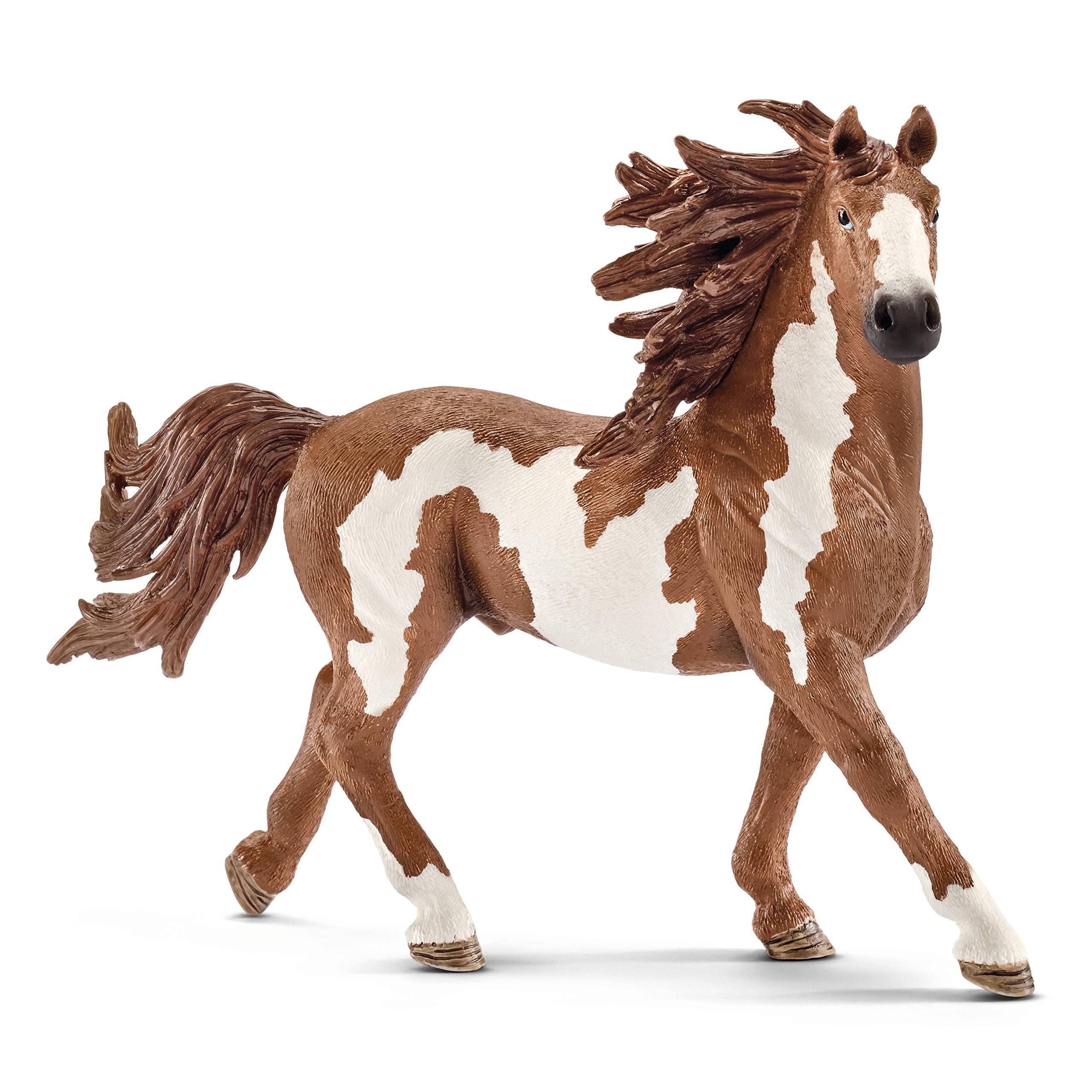 schleich 13794 Pinto Hengst, ab 3 Jahren, FARM WORLD - Spielfigur, 4 x 16 x 11 cm