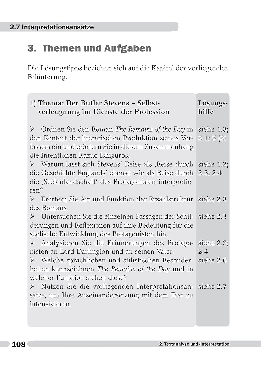 Königs Erläuterungen und Materialien, Bd.453, Was vom Tage übrig blieb
