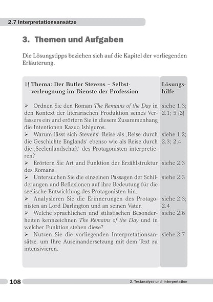 Königs Erläuterungen und Materialien, Bd.453, Was vom Tage übrig blieb