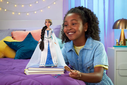 Mattel Disney Wish El Poder de los Deseos, Muñeca Reina Amaya con vestido de gala, inspirado en la película, juguete +3 años (HRC11
