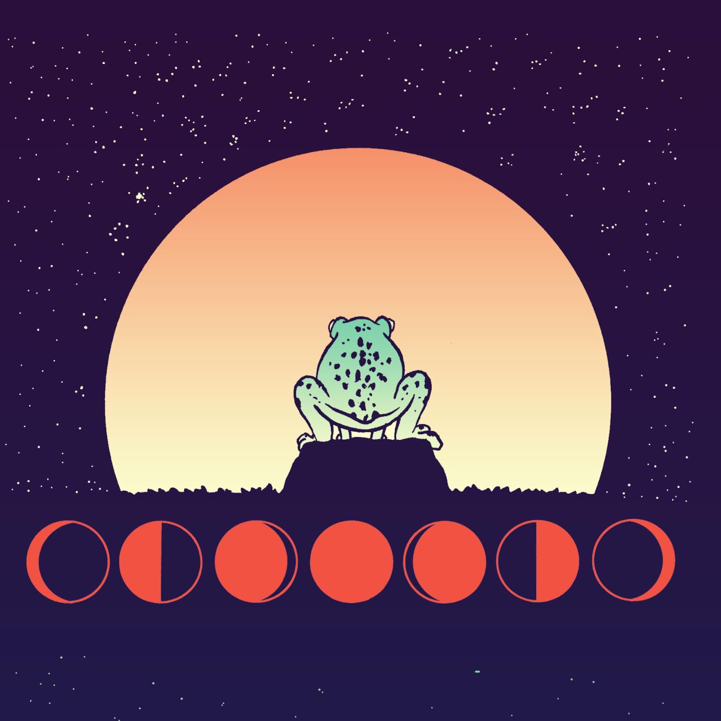 Dieu Lune et la Grenouille