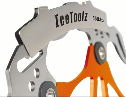 IceToolz Adjustment Tool Disc Brake Caliper Steel Silver/Orange