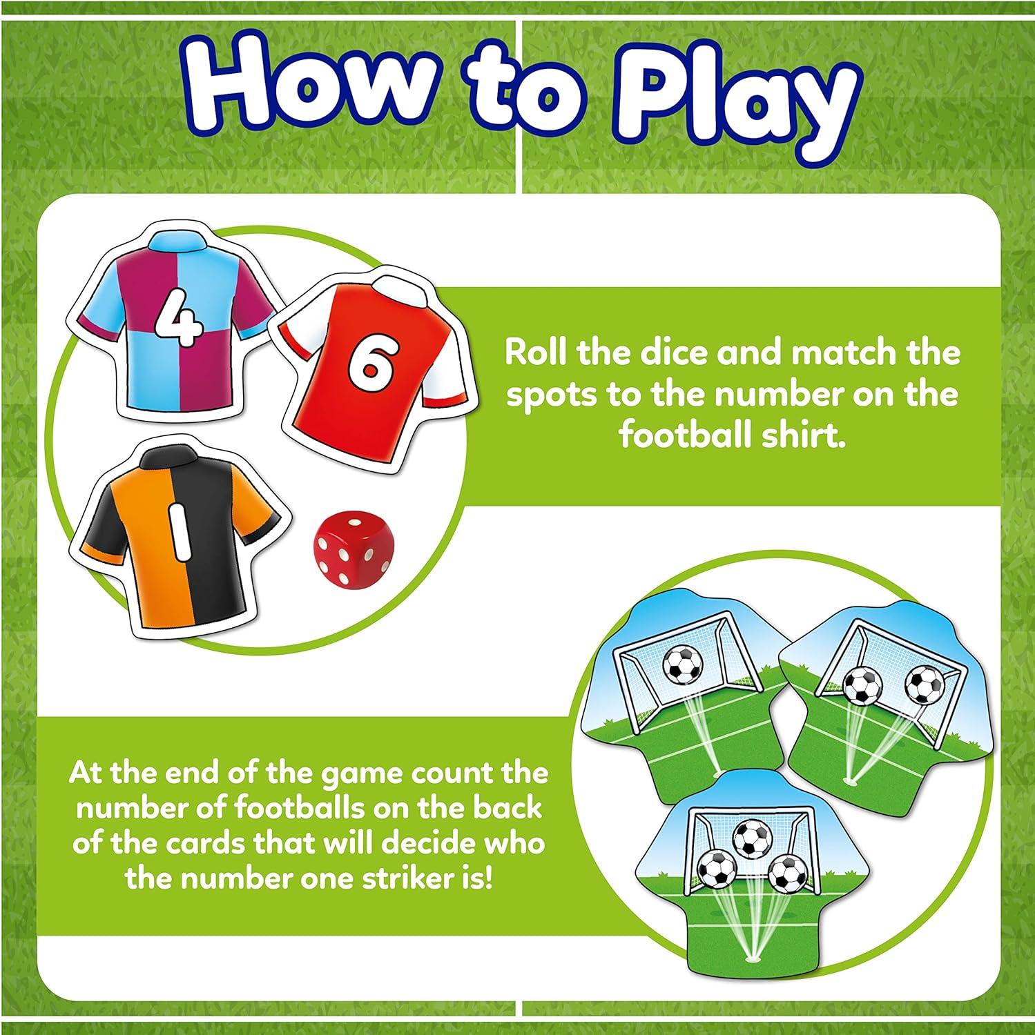 Orchard Toys Penalty Shoot out Mini Games, Travel Games for Kids to Learn Matching Pairs, Maths, Educational Game for Addition, Subtraction, Football Game, Football Gift for Boys, Girls, Age 3+