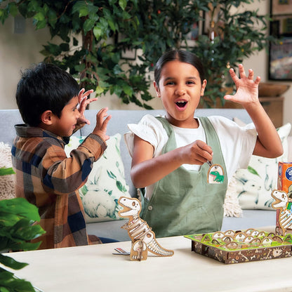 Orchard Toys - Dinosaur Dig Spiel, baue 3D-Dinosaurier, unterhaltsames Gedächtnisspiel, lehrreiche Spiele, Geburtstagsgeschenk, für Kinder ab 4 Jahren