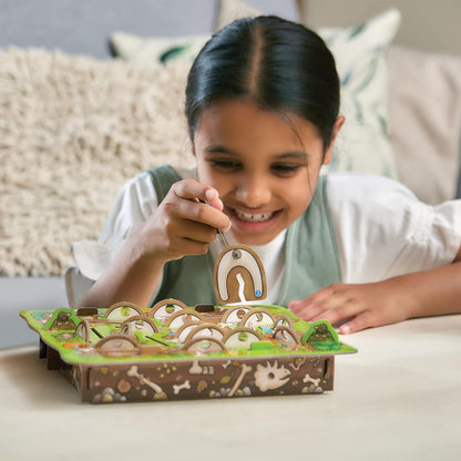 Orchard Toys - Dinosaur Dig Spiel, baue 3D-Dinosaurier, unterhaltsames Gedächtnisspiel, lehrreiche Spiele, Geburtstagsgeschenk, für Kinder ab 4 Jahren