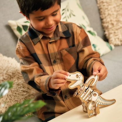 Orchard Toys - Dinosaur Dig Spiel, baue 3D-Dinosaurier, unterhaltsames Gedächtnisspiel, lehrreiche Spiele, Geburtstagsgeschenk, für Kinder ab 4 Jahren