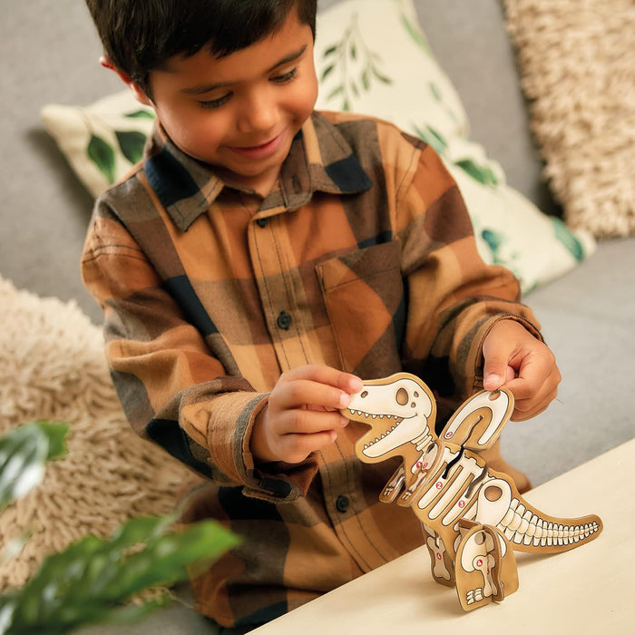 Orchard Toys - Dinosaur Dig Spiel, baue 3D-Dinosaurier, unterhaltsames Gedächtnisspiel, lehrreiche Spiele, Geburtstagsgeschenk, für Kinder ab 4 Jahren