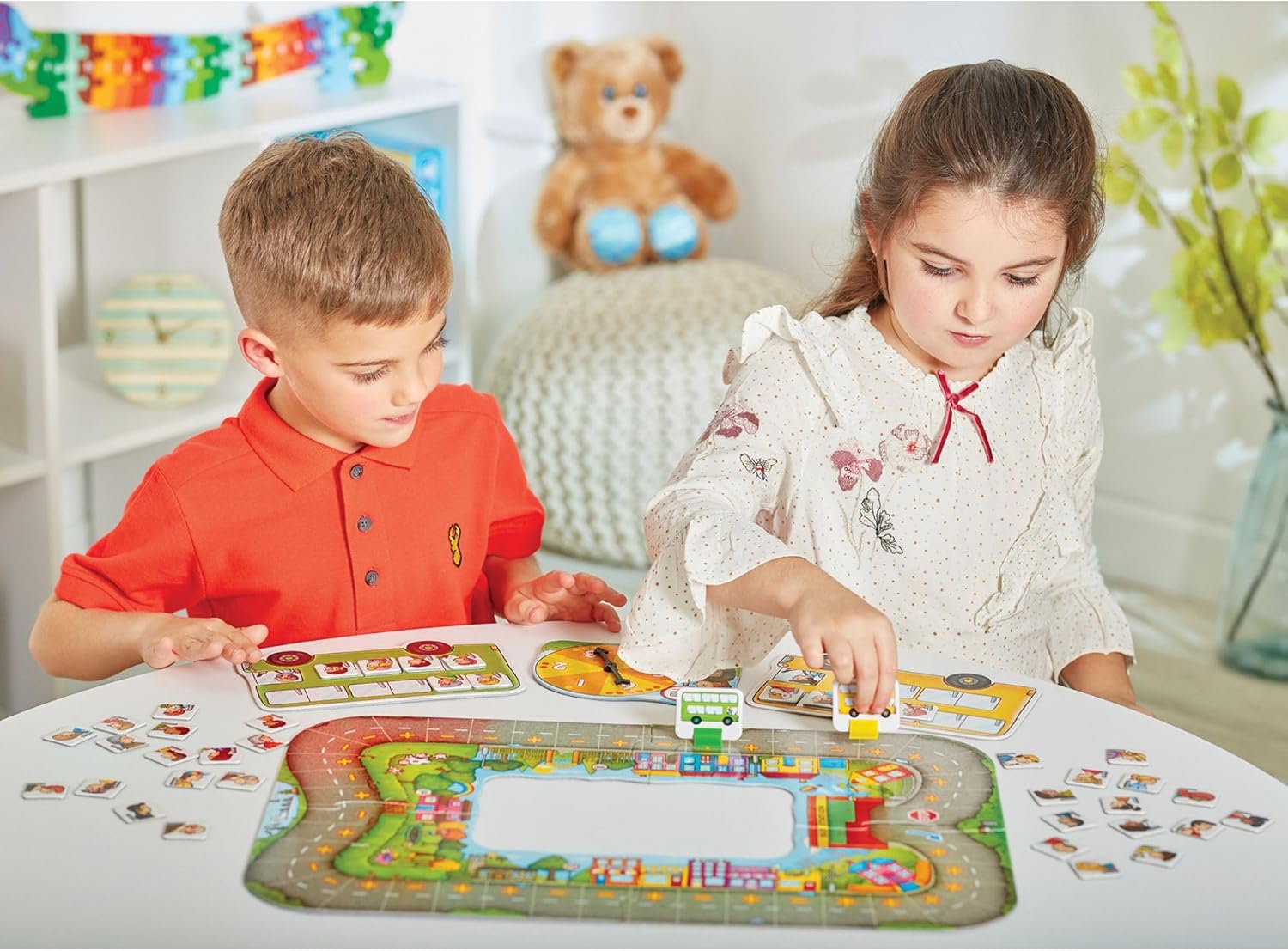 Orchard Toys Bus Stop Game, Educational Addition and Subtraction Maths Game, Teacher Tested, Perfect for Children Aged 4-8, Educational Toy Game