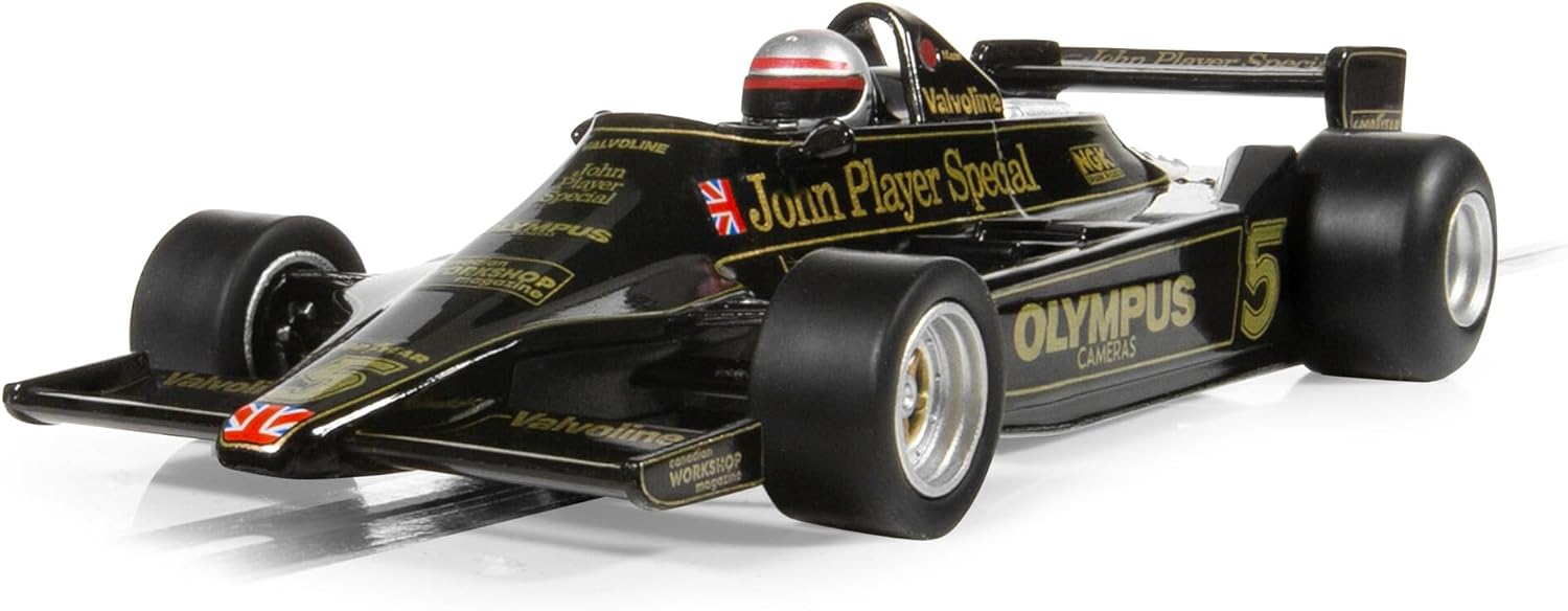 Scalextric C4494 Lotus 79-Mario Andretti-1978 World Champion Edition Slot-Cars, Black