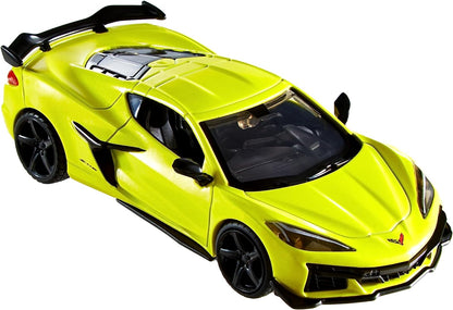 Hot Wheels Premium 1:43rd Scale Vehicle, Officially Licensed Replicas for Adult Collectors, Real Riders Tires, Metal/Metal Body and Chassis, HMD48 23 Corvette Z06