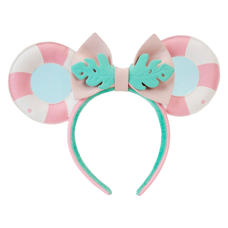 Loungefly Disney Minnie Mouse Vacation Style Poolside Ear Headband, 1 Count (Pack of 1)