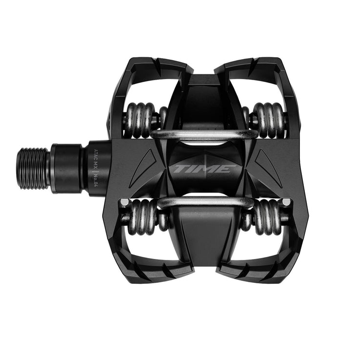 Time Pedal Mx 4 MTB Pedals, Including Atac Standard Cleats Black