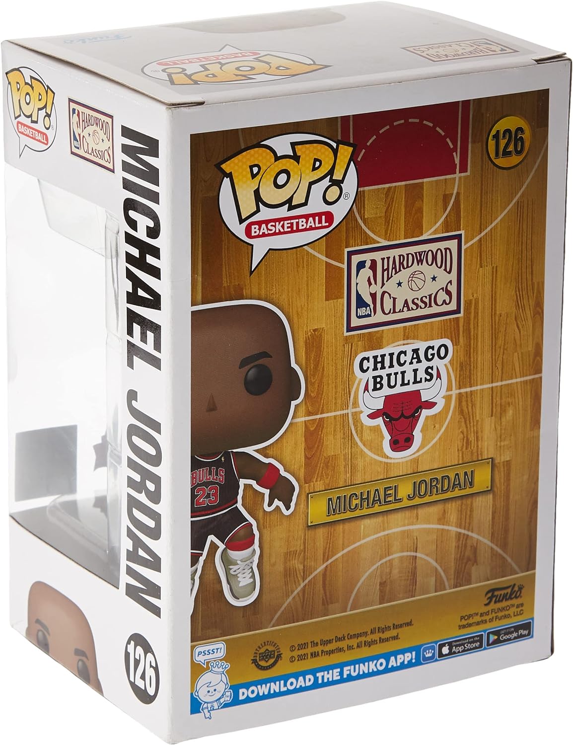 Funko POP! NBA: Chicago Bulls - Michael Jordan With Jordans - (Black Pinstripe Jersey) - Collectable Vinyl Figure - Gift Idea - Official Merchandise - Toys for Kids & Adults - Sports Fans Standard Size Multicolor