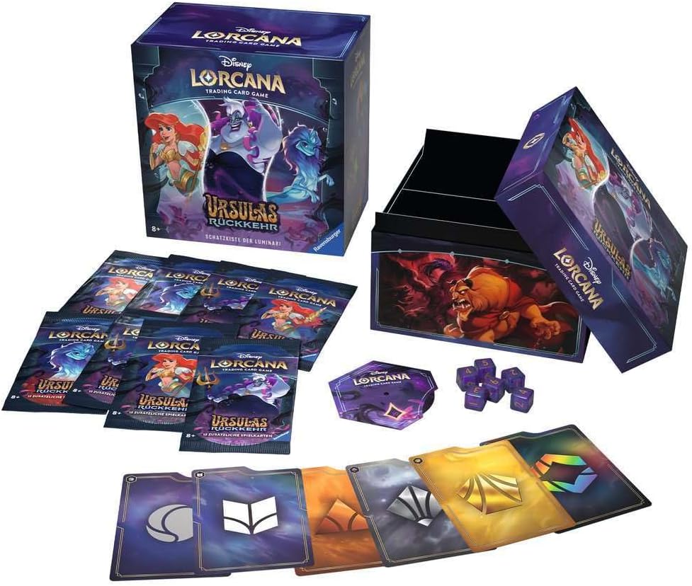 Disney Lorcana Tcg Ursulas Rnckkehr Llumineer`S Trove (24) *German Edition*