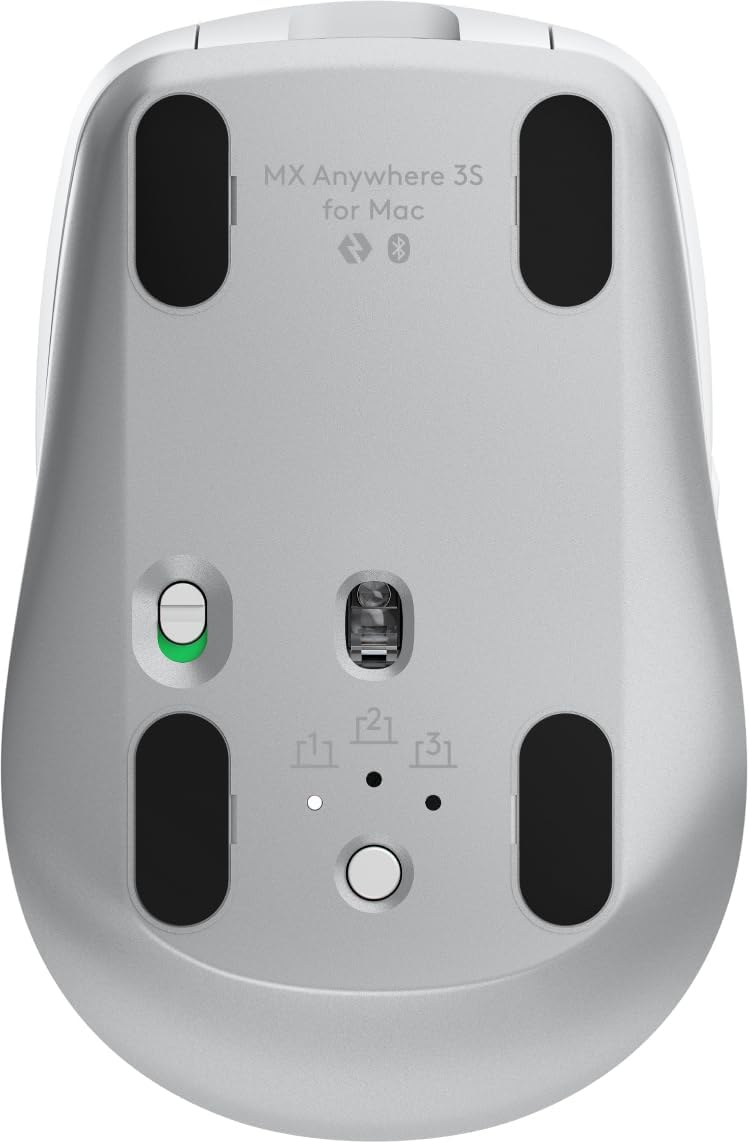Logitech - Mx Anywhere 3S For Mac Compact Wireless Performance Mouse