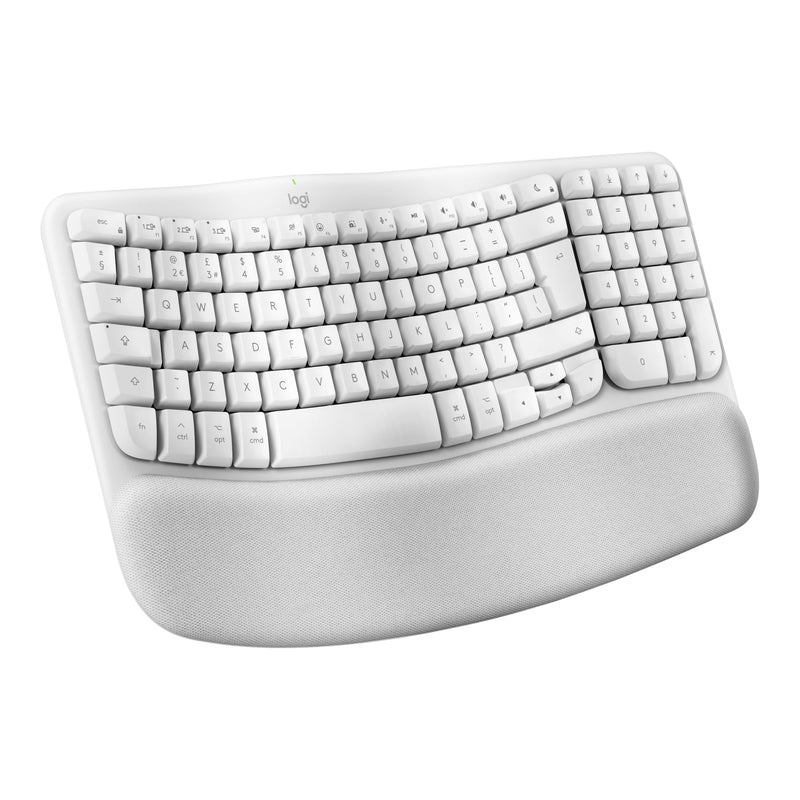 Wave Keys wless ergo keyboard WHITE-UK