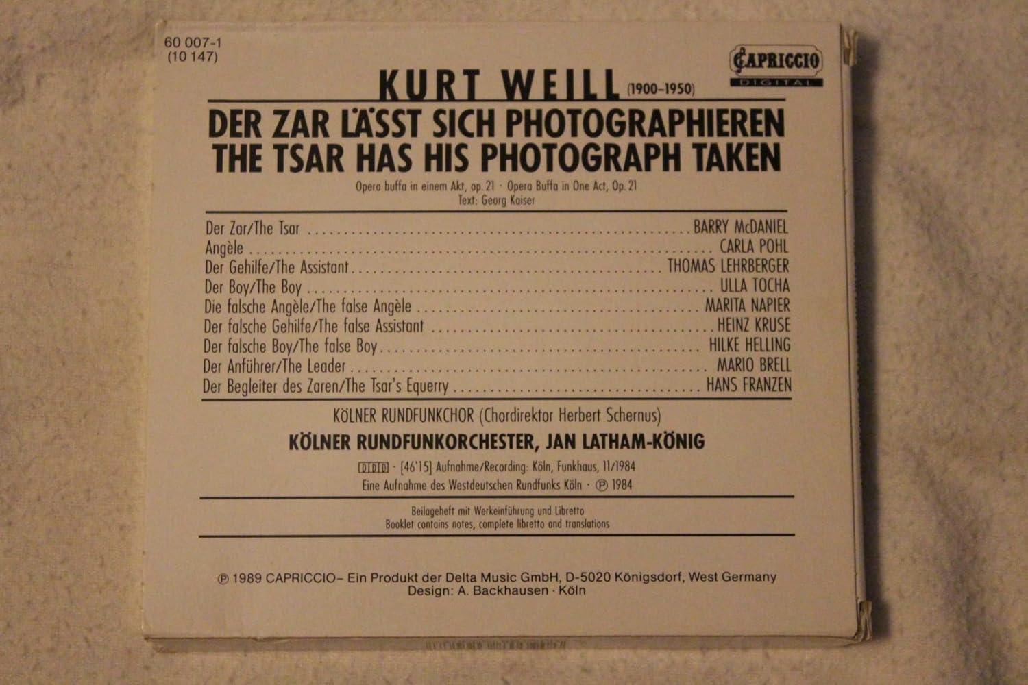 Tsar Has His Photograph Taken, The (Latham-konig, Krso)