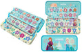 Lip Smacker Frozen Artisan Picnic Travel Beauty Tin, Frozen-Inspired 3-Tier Make-up Set Including Lip Glosses, Shimmer Creams, Make-up Applicators and Hair Accessories for your Kids' Princess Look