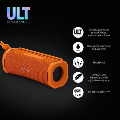 Portable Bluetooth Speakers Sony Srsult10D Orange