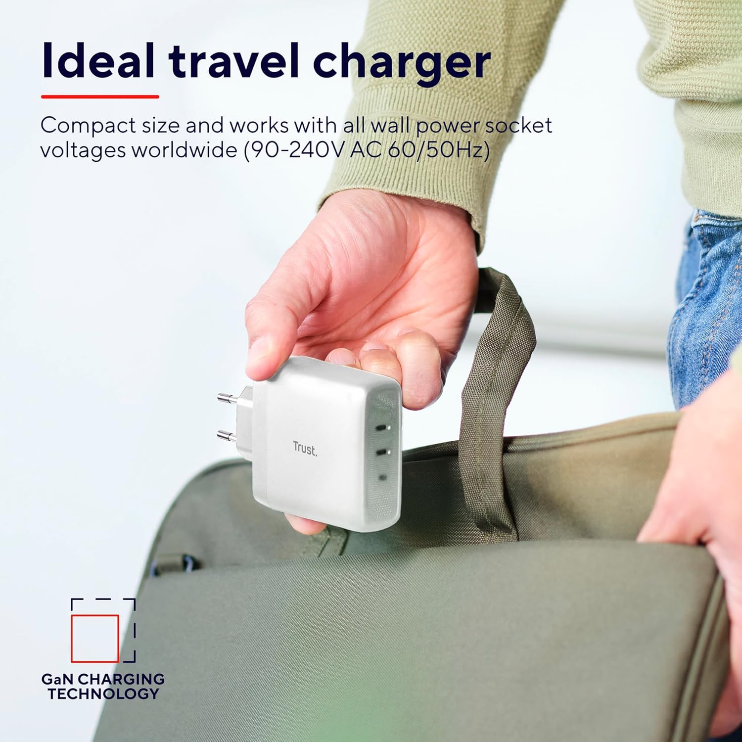 Wall Charger Trust 25381 65 W White (1 Unit)