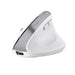 Trust Bayo+ Rechargeable Vertical Mouse Bluetooth + RF 2.4GHz, Ergonomic Mouse, Reduces Arm and Wrist Strain, 50% Recycled Plastics, Multidevice Wireless Mouse for Windows, PC, Laptop, Mac