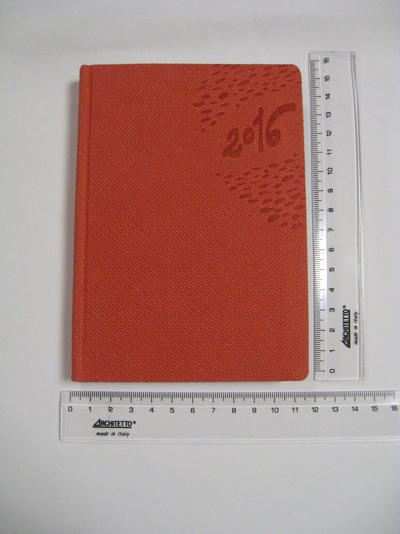 AGENDA LIONE QUADRETTINO ROSSA 2016