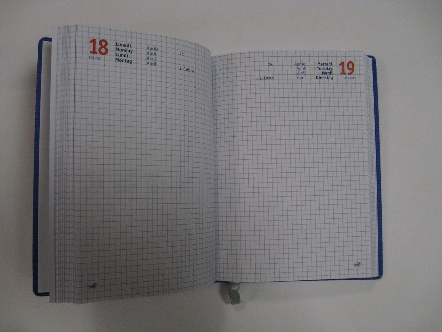 AGENDA LIONE QUADRETTINO ROSSA 2016