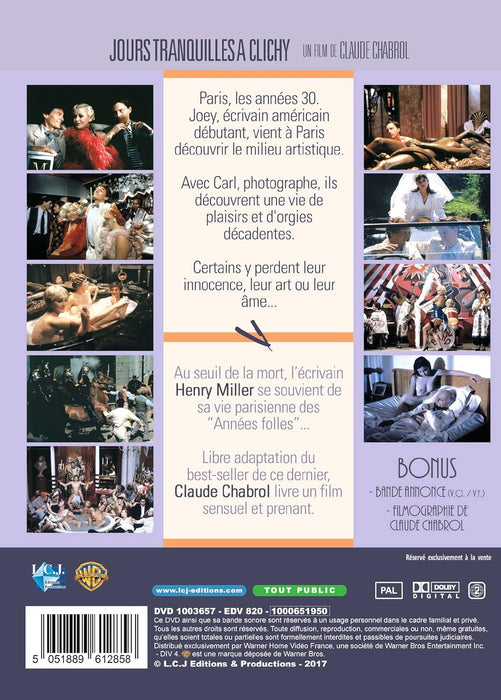 Jours tranquilles à clichy