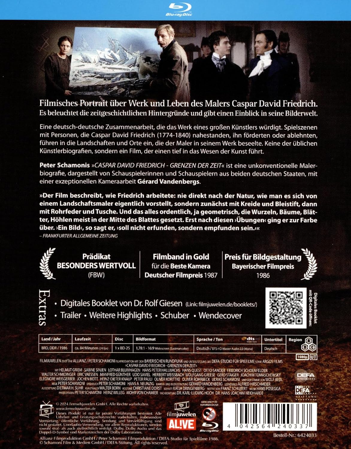Caspar David Friedrich - Grenzen der Zeit (DEFA Filmjuwelen)