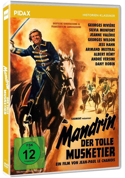 Mandrin, der tolle Musketier / Abenteuerfilm von Jean-Paul Le Chanois („Die Elenden“) (Pidax Film-Klassiker