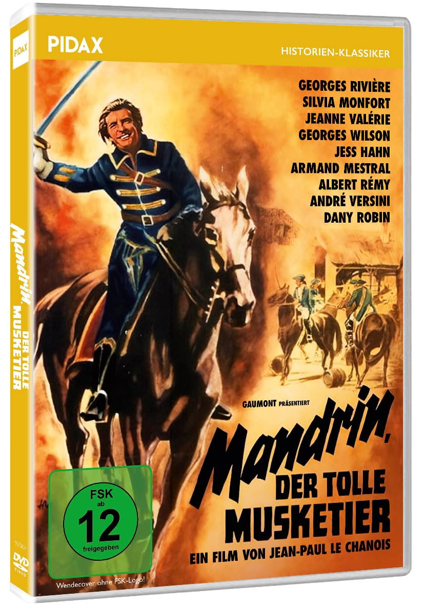 Mandrin, der tolle Musketier / Abenteuerfilm von Jean-Paul Le Chanois („Die Elenden“) (Pidax Film-Klassiker