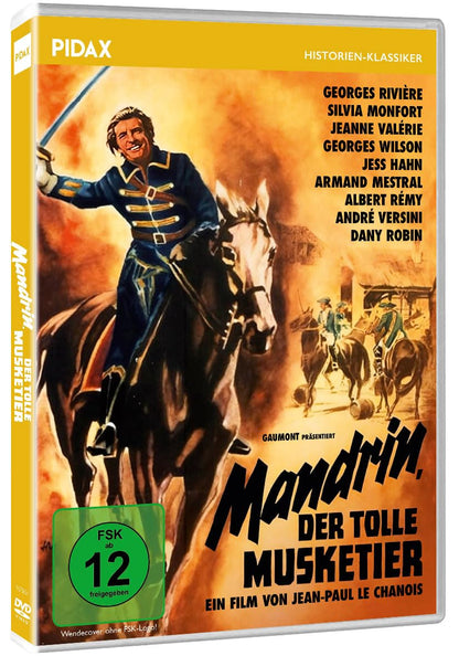 Mandrin, der tolle Musketier / Abenteuerfilm von Jean-Paul Le Chanois („Die Elenden“) (Pidax Film-Klassiker