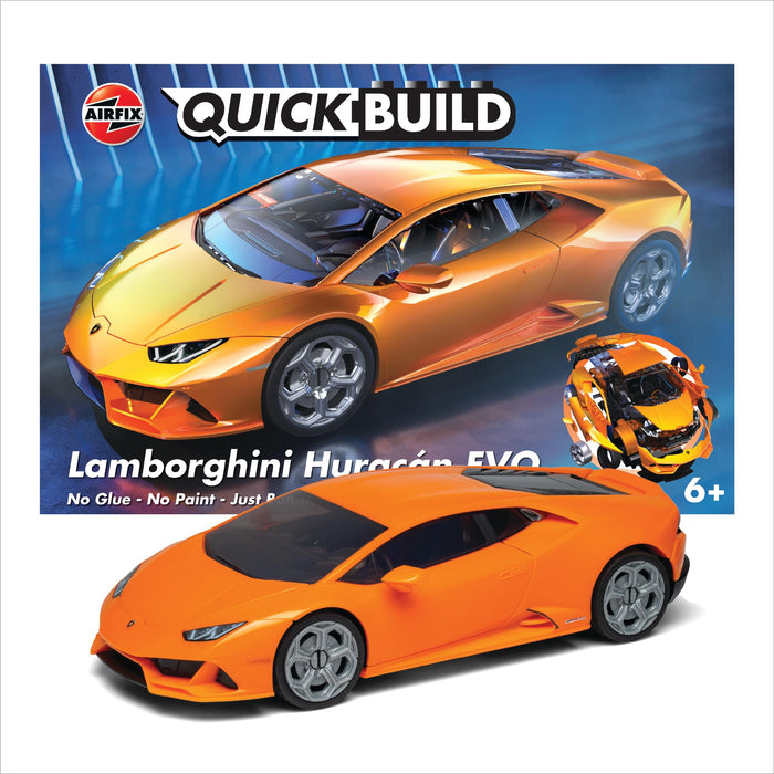 Airfix 986058 Lamborghini Huracan EVO Klemmstein-Bausatz, Mehrfarbig