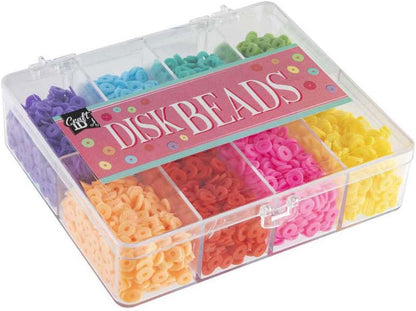 CR1401/GE Disc Beads, Multicolor, 6 mm