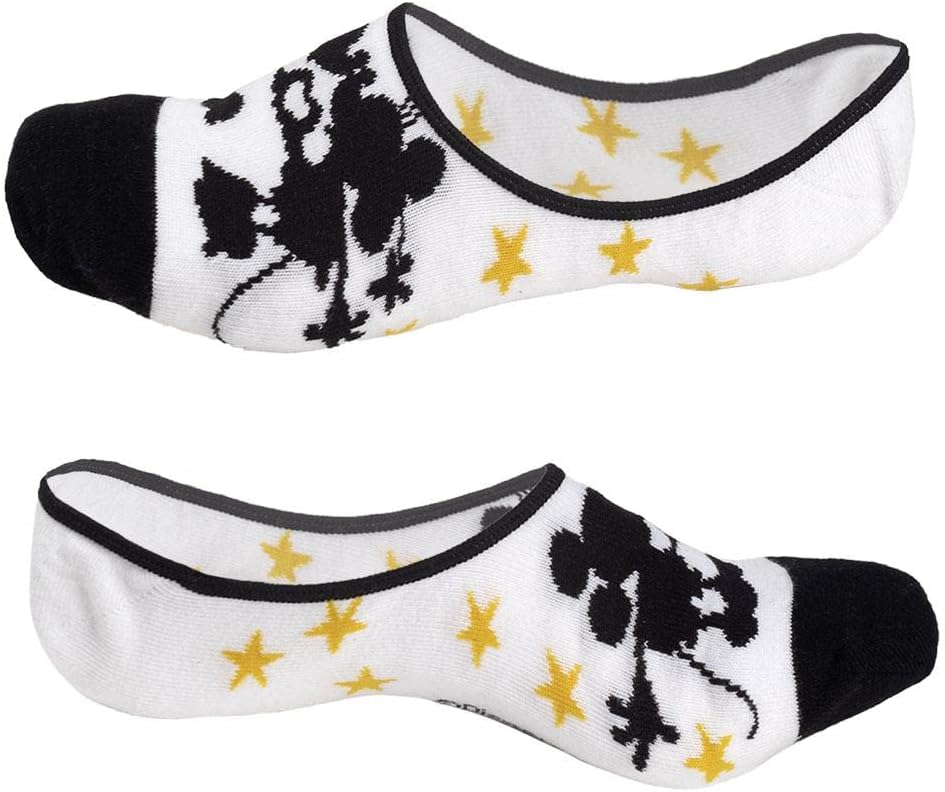 CERDÁ LIFE'S LITTLE MOMENTS Pinkies Printed with Minnie Characters | Made of 86% Cotton, Polyamide and Elastane | Officially Licensed Disney, Multicoloured, Standard Unisex Adult