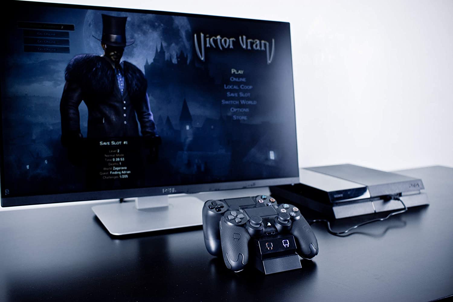 Venom Twin Sony Docking Station - Dual Charging for PS4 Controller/ Gamepad - PlayStation 4
