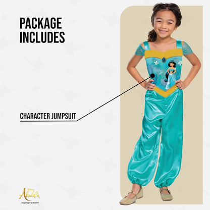 Disney Official Standard Princess Jasmine Costume Kids Aladdin Costume Kids Princess Jasmine Girls Arabian Princess Costume