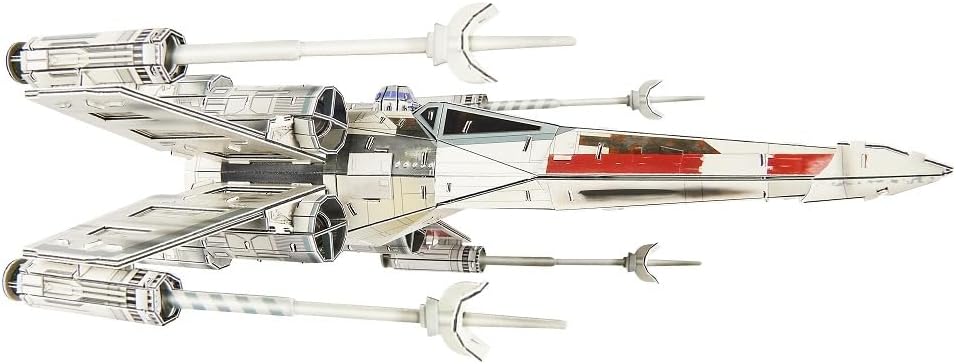 4D BUILD - Puzzle 3D Star Wars - Maquette Star Wars 160 Pièces - X-Wing Inspiré de la Saga - Puzzle Adulte - Jeu de Construction à Collectionner - Jouet adulte - Jeu Enfant 12 ans et +
