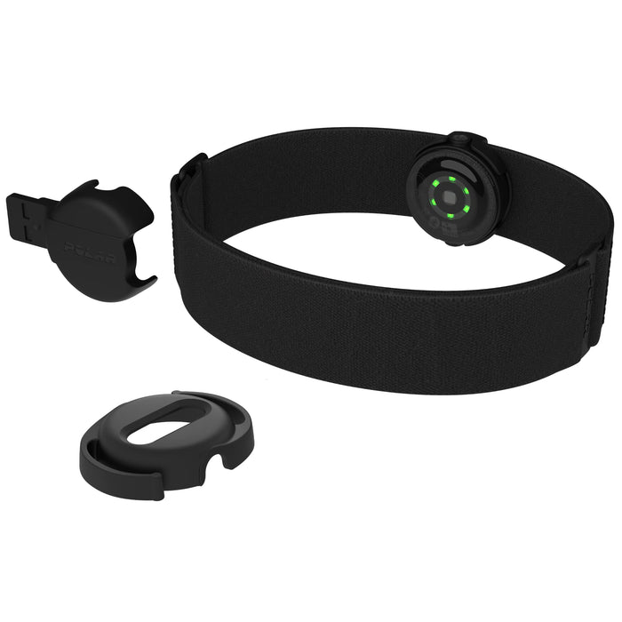 Polar OH1 + Waterproof Optical Heart Rate Sensor with Swimming Goggle Strap Clip and Armband – HR Monitor with Bluetooth, ANT+