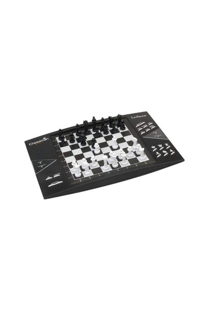 Lexibook CG1300 Chessman Elite, Interactive Electronic Chess Game, 64 Levels of Difficulty, LEDs, Battery Powered or 9V Adapter, Black/White, 1 Player