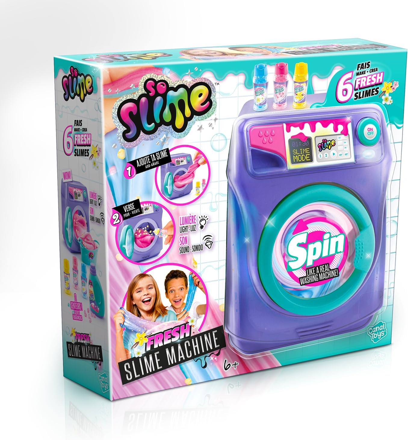 Slime Canal Toys Washing Machine Fresh Scented