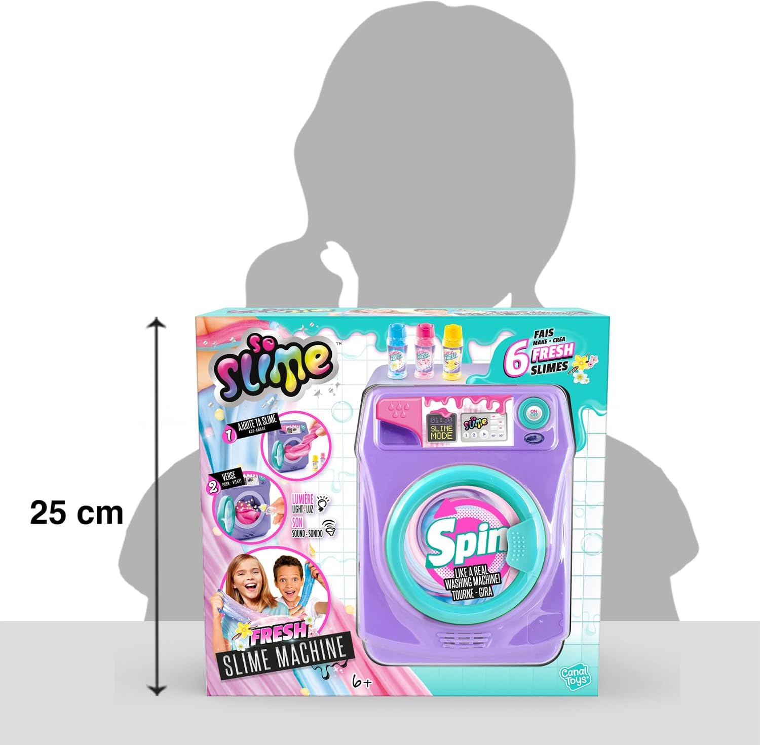 Slime Canal Toys Washing Machine Fresh Scented